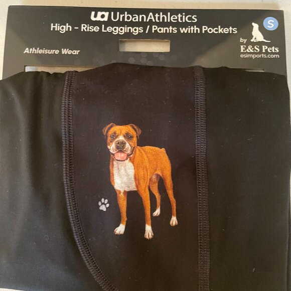 **Urban Athletics Black Leggings with Boxer** - Picture 1 of 2